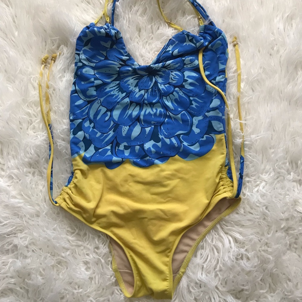 Mara Hoffman Hydrangea One piece swimsuit